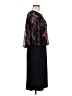 Connected Apparel 100% Polyester Black Cocktail Dress Size 6 - photo 4