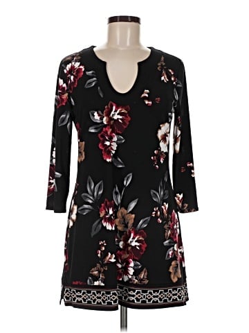 White House Black Market 3/4 Sleeve Blouse (view 1)