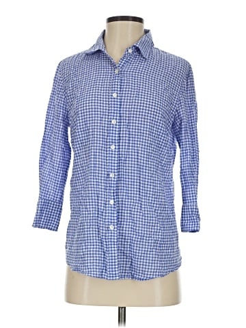 J.Crew 3/4 Sleeve Button-Down Shirt (view 1)