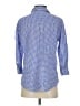 J.Crew Checkered-gingham Blue 3/4 Sleeve Button-Down Shirt Size 4 (petite) - photo 2