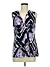Dana Buchman Purple Sleeveless Blouse Size M - photo 1