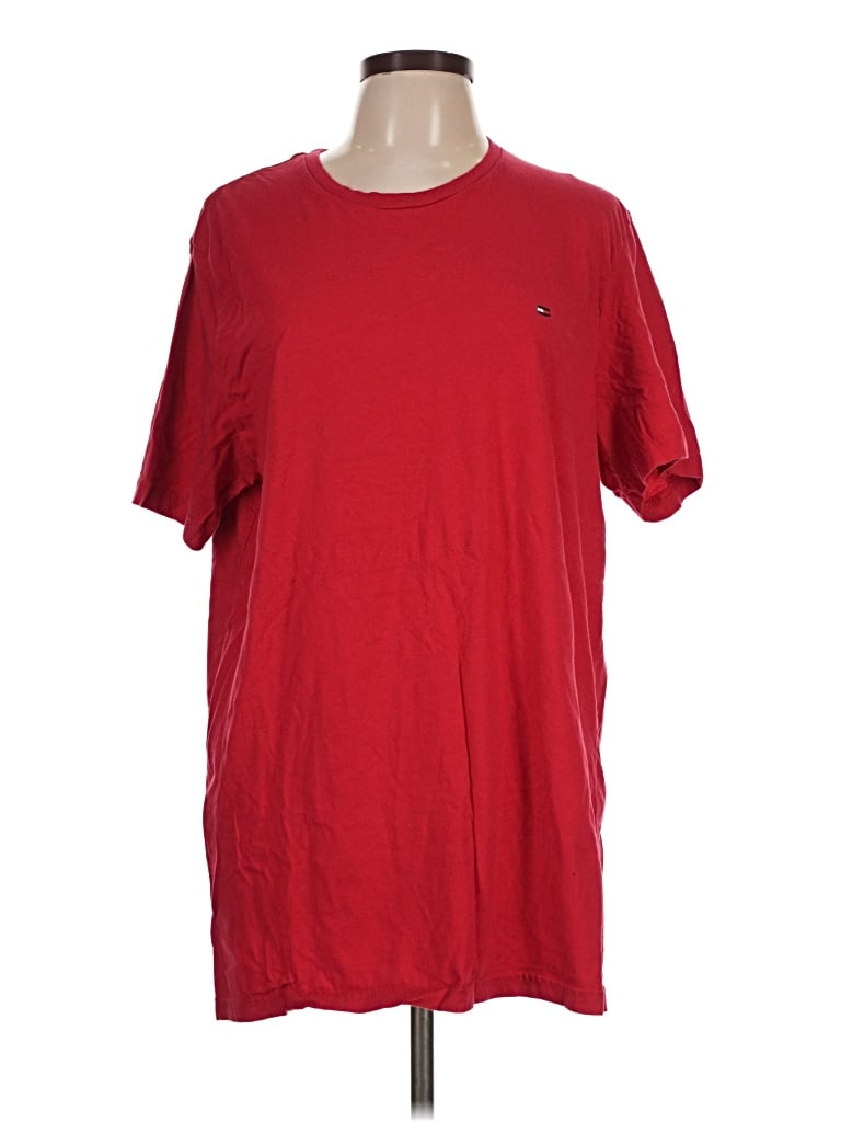 Pre-owned Tommy Hilfiger Short Sleeve T-shirt In Red