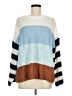 Unbranded 100% Acrylic Color Block Blue Pullover Sweater Size M - photo 1