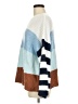 Unbranded 100% Acrylic Color Block Blue Pullover Sweater Size M - photo 5