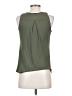 Express Outlet 100% Polyester Green Sleeveless Top Size XS - photo 2