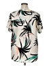 Torrid Tropical Ivory Short Sleeve Blouse Size 1X Plus (1) - photo 2