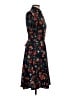 Calvin Klein 100% Polyester Floral Black Casual Dress Size 2 (petite) - photo 4