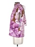 MNG Floral Purple Short Sleeve Blouse Size XS - photo 5