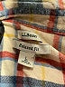 L.L.Bean Plaid Blue Long Sleeve Button-Down Shirt Size L - photo 7
