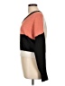 Derek Heart Color Block Orange Pullover Sweater Size L - photo 5