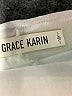 Grace Karin Metallic Silver Skirt Size 10 - photo 3
