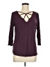 Papermoon Burgundy 3/4 Sleeve Top Size M - photo 1