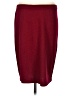 St. John Solid Burgundy Formal Skirt Size 8 - photo 2