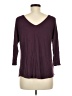Papermoon Burgundy 3/4 Sleeve Top Size M - photo 2