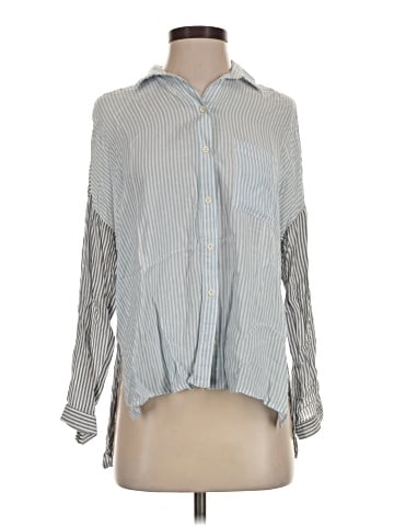 Topshop Long Sleeve Blouse (view 1)