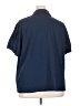 Lush 100% Polyester Solid Blue Short Sleeve Blouse Size 3X - photo 2