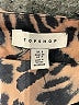 Topshop 100% Polyester Animal Print Brown Cocktail Dress Size 4 - photo 7