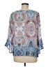 Assorted Brands Blue 3/4 Sleeve Blouse Size M - photo 2