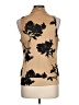 MICHAEL Michael Kors 100% Polyester Gold Sleeveless Blouse Size L - photo 2