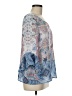 Assorted Brands Blue 3/4 Sleeve Blouse Size M - photo 4