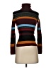 Levi's Stripes Brown Turtleneck Sweater Size XS - photo 1