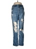 STUDIO BLUE Hearts Blue Jeans Size 28 waist - photo 1