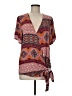 Entro Burgundy Short Sleeve Blouse Size M (estimated) - photo 1