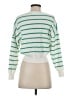 Dreamers By Debut Stripes Green Pullover Sweater Size XS - photo 2