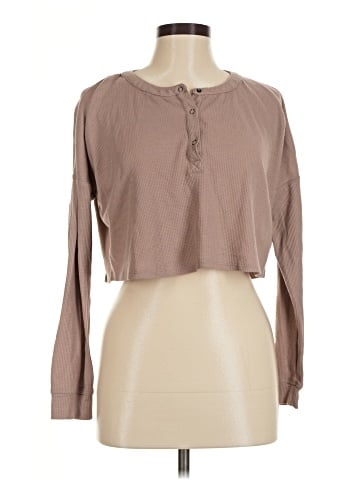 Trixxi Long Sleeve Henley (view 1)
