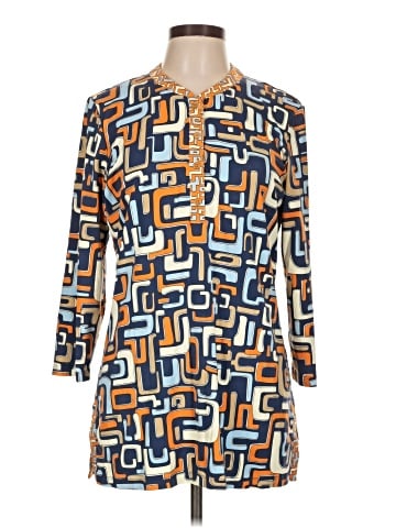J. McLaughlin 3/4 Sleeve Blouse (view 1)