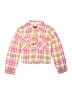 Chillipop 100% Polyester Plaid Pink Jacket Size 10 - 12 - photo 1