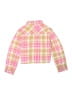 Chillipop 100% Polyester Plaid Pink Jacket Size 10 - 12 - photo 2