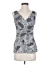 Banana Republic 100% Silk Gray Blouse Size 2 Petite - photo 1