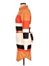 Assorted Brands Color Block Orange Casual Dress Size L - photo 5