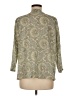 Talbots Paisley Green 3/4 Sleeve Blouse Size M - photo 2
