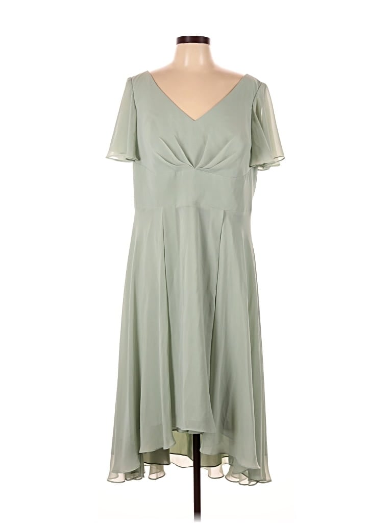 Pre-owned Jj's House Casual Dress In Green