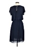 Halogen Solid Blue Casual Dress Size M - photo 2