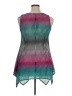 Paradise Teal Sleeveless Blouse Size XL - XXL - photo 2