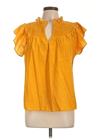 Ann Taylor Short Sleeve Blouse (view 1)
