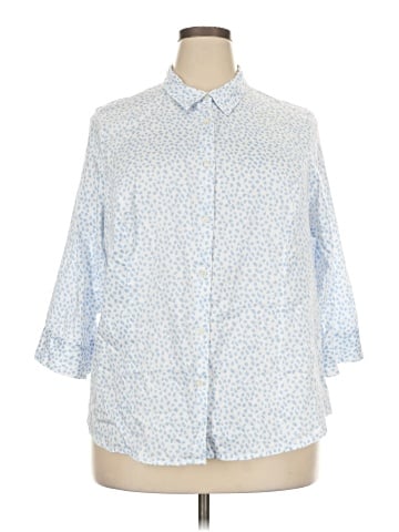 Apt. 9 3/4 Sleeve Button-Down Shirt (view 1)