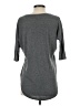 Express One Eleven Gray 3/4 Sleeve Top Size XS - photo 2