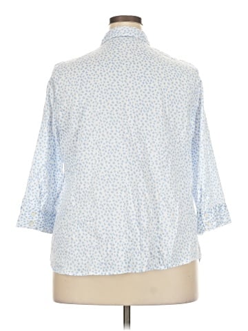 Apt. 9 3/4 Sleeve Button-Down Shirt (view 2)