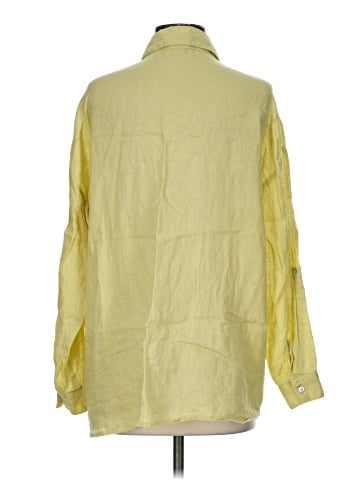 Magaschoni 3/4 Sleeve Button-Down Shirt (view 2)