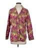 Printfresh 100% Organic Cotton Paisley Pink Long Sleeve Blouse Size S - photo 1