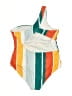 Unbranded Graphic Orange Teal One Piece Swimsuit Size XL - photo 2