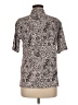 Lands' End Paisley Silver Short Sleeve Turtleneck Size M - photo 2