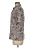 Lands' End Paisley Silver Short Sleeve Turtleneck Size M - photo 5