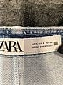 Zara Blue Sleeveless Button-Down Shirt Size S - photo 7