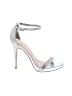 Sam Edelman 100% Leather Silver Sandals Size 9 - photo 1
