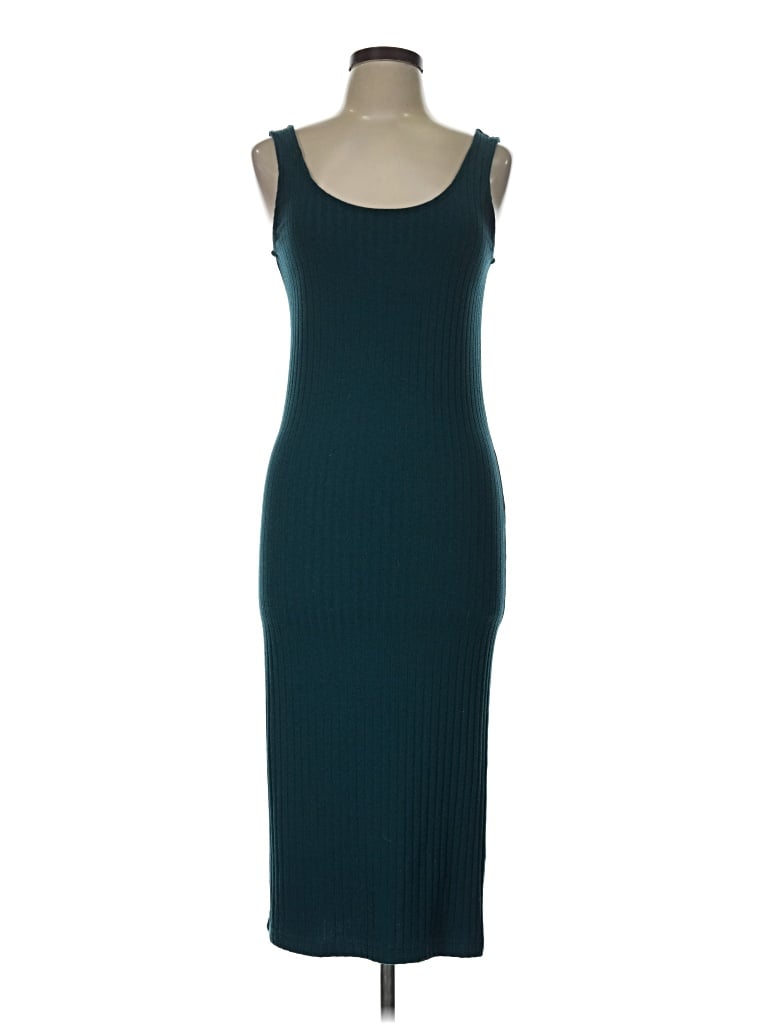 Pre-owned Forever 21 Casual Dress In Teal